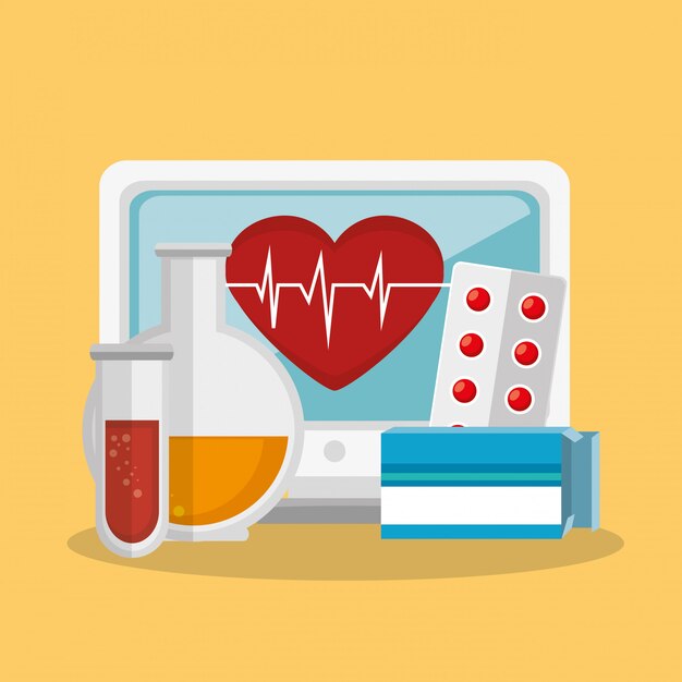 tele medicine online with desktop