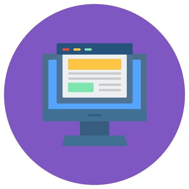 Template Flat Illustration