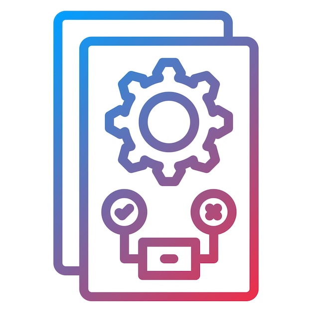 Test Configuration icon vector image Can be used for Software Testing