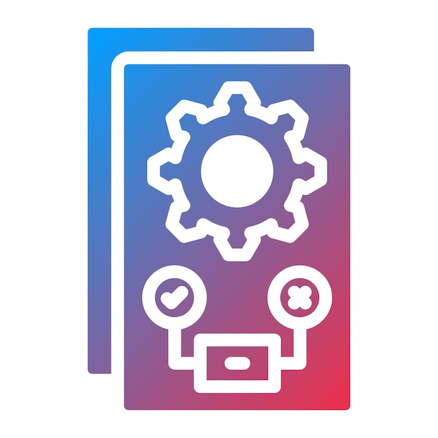 Test Configuration icon vector image Can be used for Software Testing