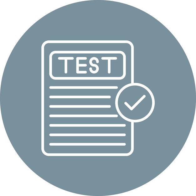 Testing icon vector image Can be used for Copywriting