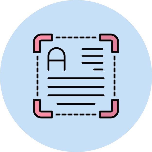 Text Editor Flat Illustration