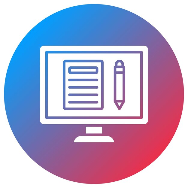 Text Editor icon vector image Can be used for Computer Science