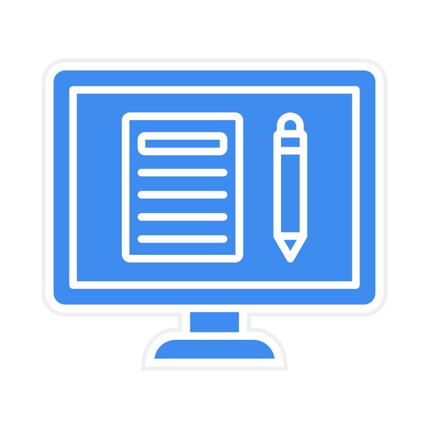 text editor icon vector image can be used for computer science