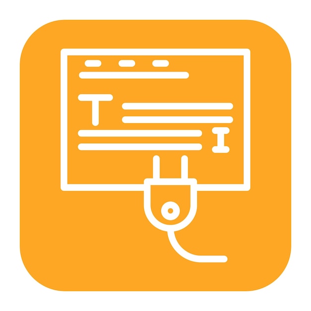 Text Editor Plugins icon vector image Can be used for Game Development