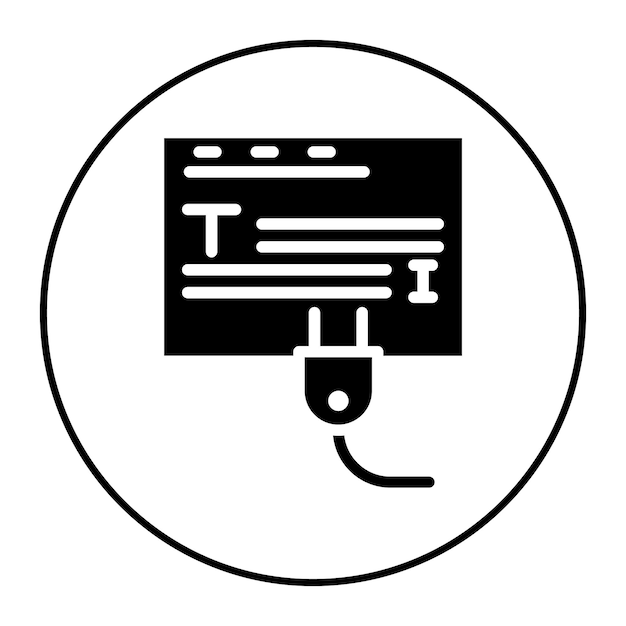 Text Editor Plugins icon vector image Can be used for Game Development
