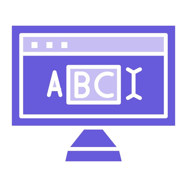 Text Editor Vector Illustration