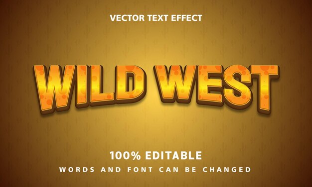 text effect editable template