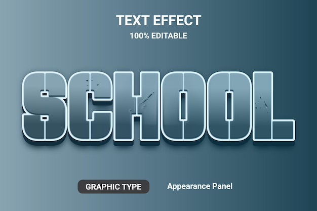 text effect font style fully editable eps file
