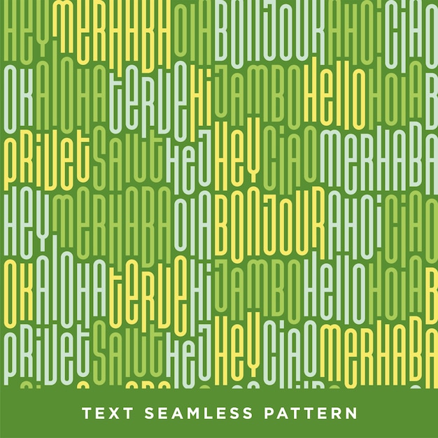 Text seamless pattern