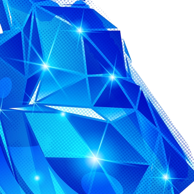 Textured background with plastic deformed flash object, dimensional backdrop with pixilated figure created from geometric figures.