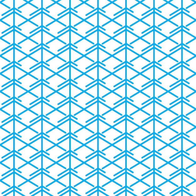 the blue diamond pattern on a white background