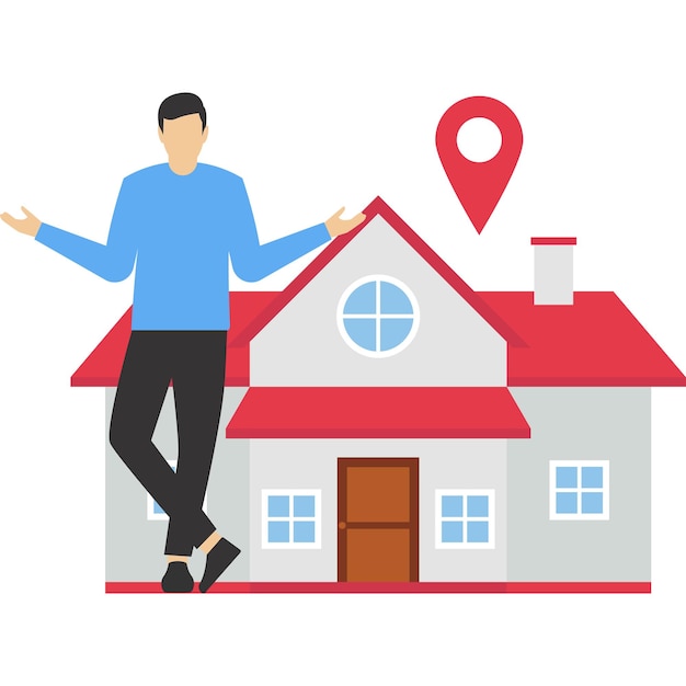 the concept of buying and selling property mortgages buildings and housing business people buying