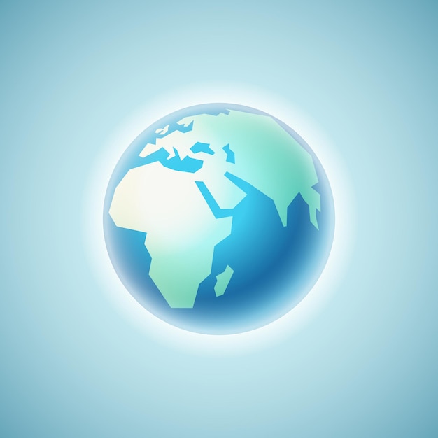 the earth. vector illustration
