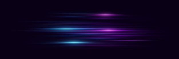 The effect of lines and light Abstract background speed