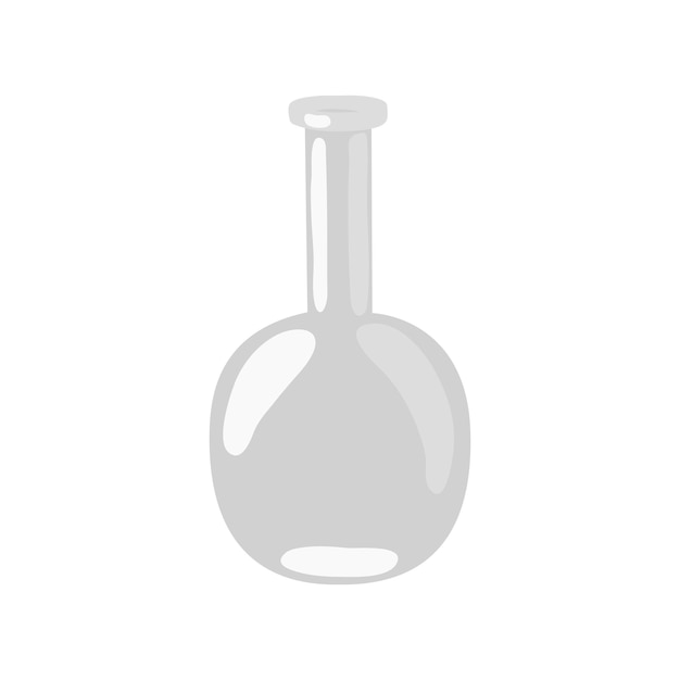 the glass bulb. vector illustration.