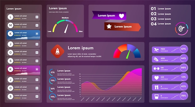 the image shows a modern user interface that includes a variety of controls such as buttons navigation menus and dashboards the interface design is made in a futuristic style
