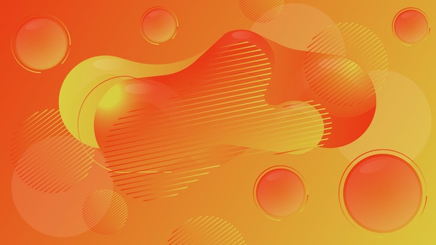 the orange liquid background