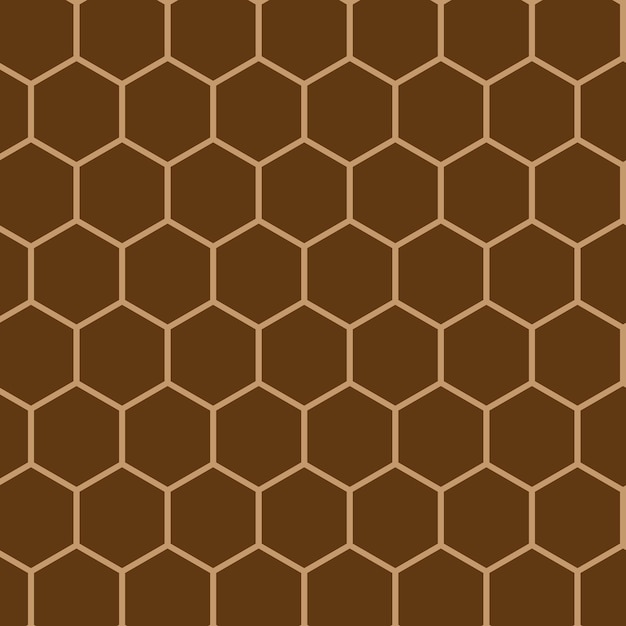 the pattern of the honeycomb is made by honeycomb