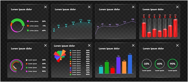 The picture shows a modern interface for a website or mobile application Design elements include buttons icons and components