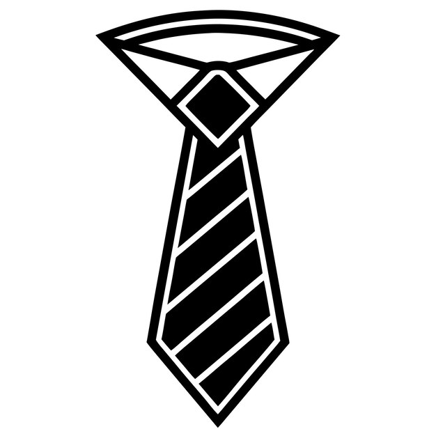 the tie icon design in vector format