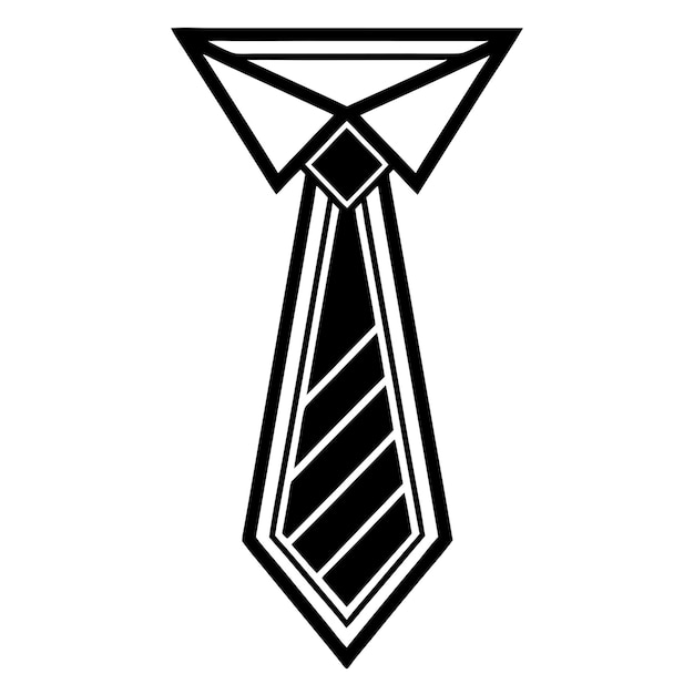 the tie icon design in vector format