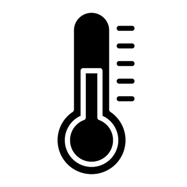 Thermometer Icon Style