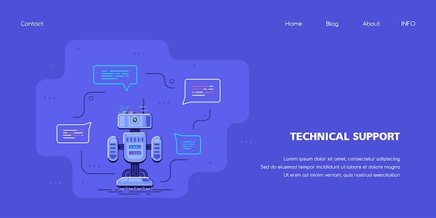 Thiết kế banner ý tưởng hỗ trợ kỹ thuật