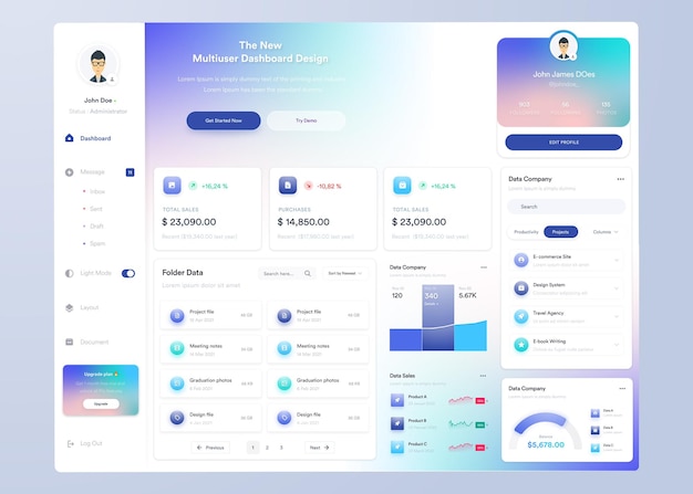 Thiết kế giao diện người dùng bảng điều khiển biểu đồ thông tin UI UX với biểu đồ và sơ đồ Mẫu giao diện web