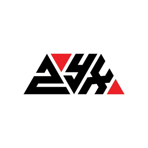 Thiết kế logo chữ hình tam giác ZYX với hình tam giác Thiết kế monogram logo hình tam giác ZYX Mẫu logo vector hình tam giác ZYX với màu đỏ Logo hình tam giác ZYX Đơn Giản Thanh Lịch và Sang Trọng ZYX
