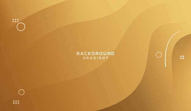 Thiết kế nền sóng vàng gradient