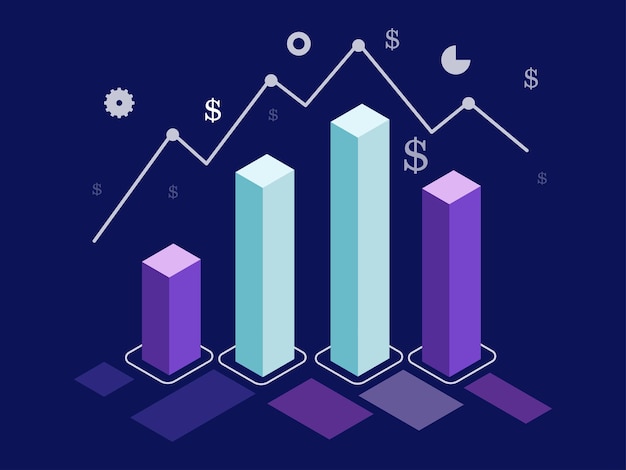 thiết kế vector ismetric tài chính và kinh doanh