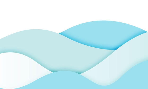 Thiết kế vector nền phẳng trang đích đầy màu sắc đường lượn sóng trừu tượng vector