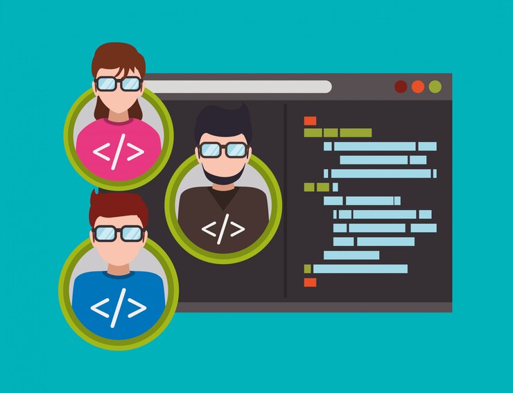 Vector thiết kế web cho nhà phát triển