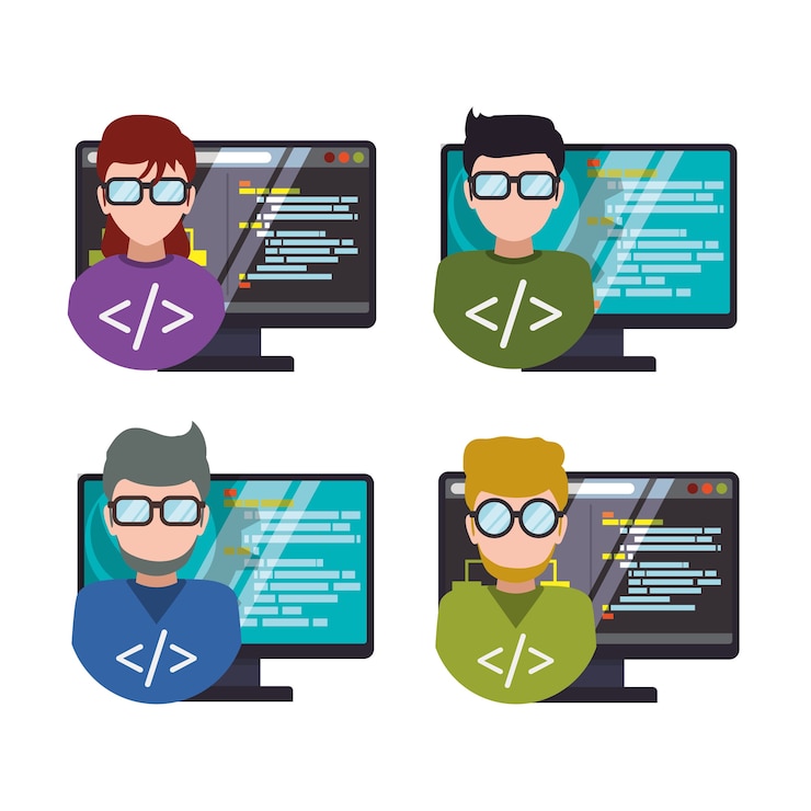 Vector thiết kế web responsive cho nhà phát triển