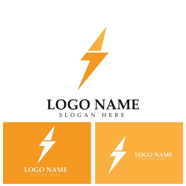 thunder and bolt lighting flash icons set flat style on dark background vector vector