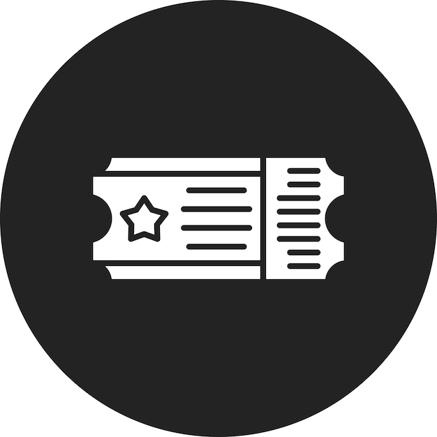 ticket icon vector image can be used for theme park