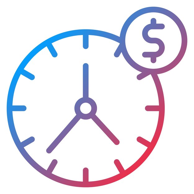 Time Based Currency icon vector image Can be used for Trading