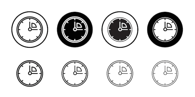 time frame concept icon thin line flat illustration