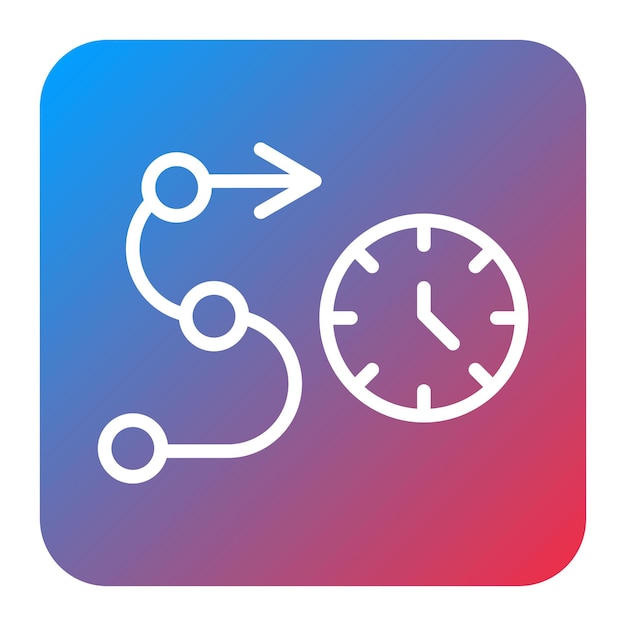 timeline icon vector image can be used for action plan