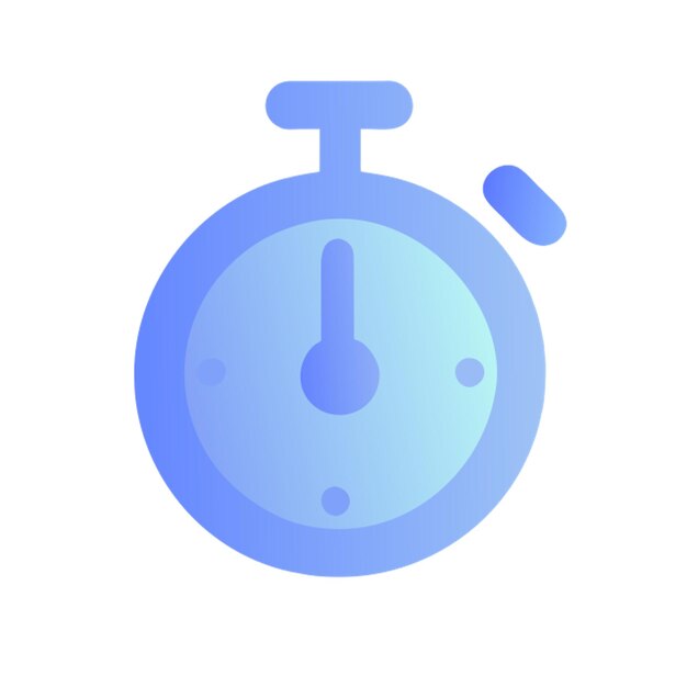 timer icon colored shapes gradient