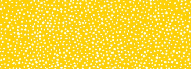 tiny white flower seamless pattern yellow ditsy repeated pattern floral background for textile pri