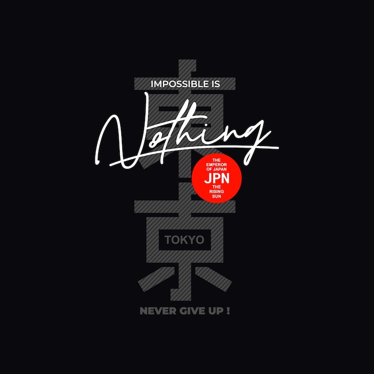 Vector tokyo typography slogan abstract design with the grunge style vector print tee shirt