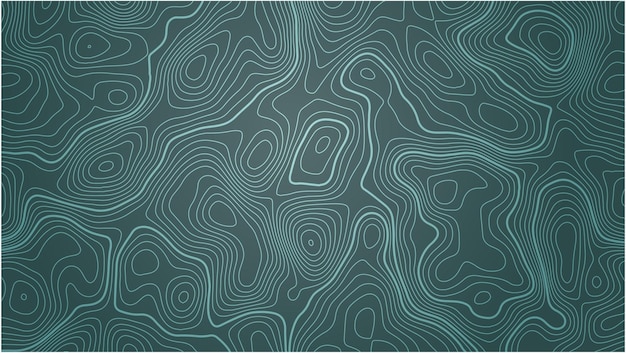 topographic map contour lines background vector
