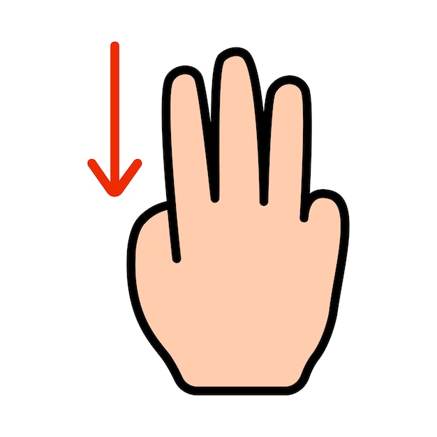 Touch pad icon Index finger doubleclick decrease increase turn rotation approximation press Scrolling click arrow sensor turn Zoom in move response time x2