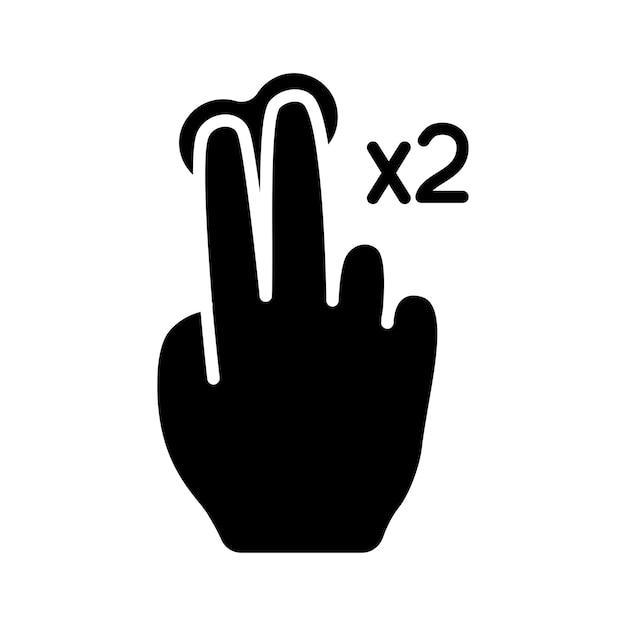 Touch pad icon Index finger doubleclick decrease increase turn rotation approximation press Scrolling click arrow sensor turn Zoom in move response time x2