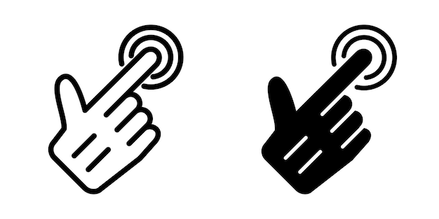 touchscreen icon design template
