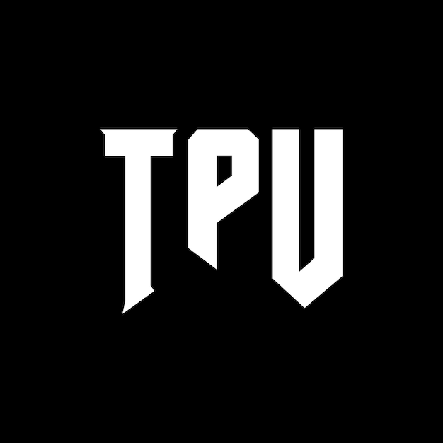 TPU letter logo design for technology company TPU logo design black and white color combination TPU logo TPU vector TPU design TPU icon TPU alphabet TPU typography logo design