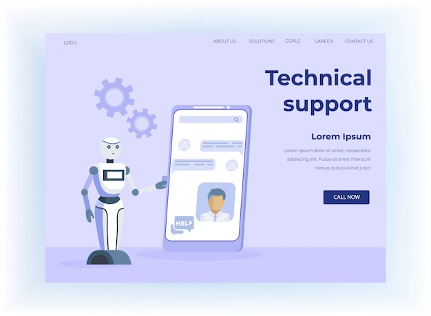 Trang đích hỗ trợ kỹ thuật Chatbot di động