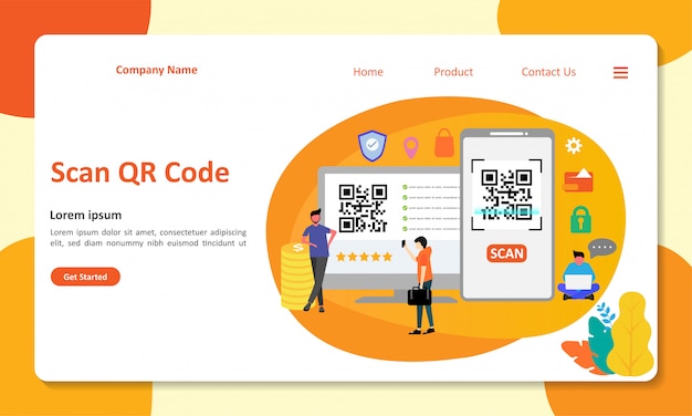 Trang đích Mã QR